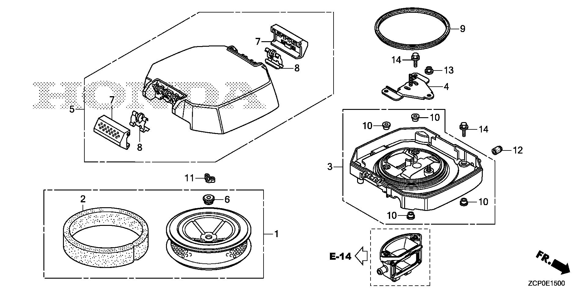 Parts for Engines GX GX690 GX690RH TXA2 GCAPH10000011999999 AIR
